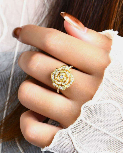 Eternal Love Moissanite Blossom Ring: A Dazzling Tribute to Forever