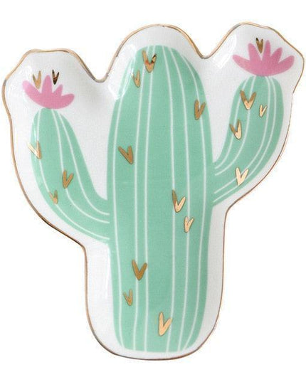 Floral Elegance Ceramic Jewelry Tray - Stylish Organizer for Your Accessories