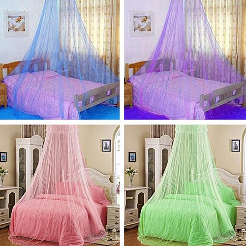 Lace Bed Canopy with Mosquito Protection - Create a Dreamy Bedroom Retreat