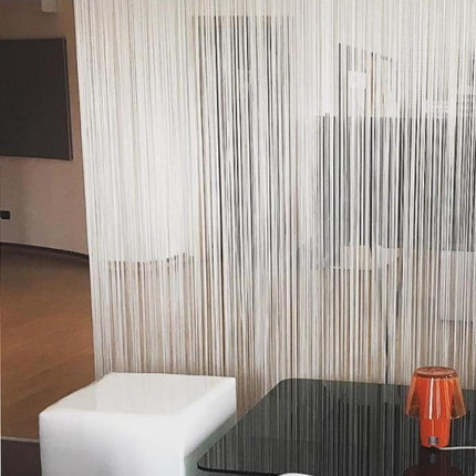 Elegant String Curtain - Versatile Light Filtering and Space Divider Solution