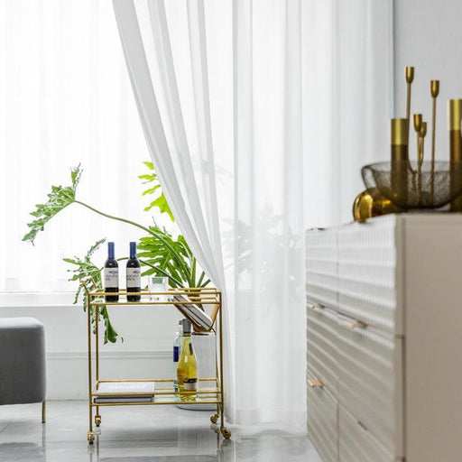 Airy White Tulle Curtains - Elevate Your Space with Delicate Elegance