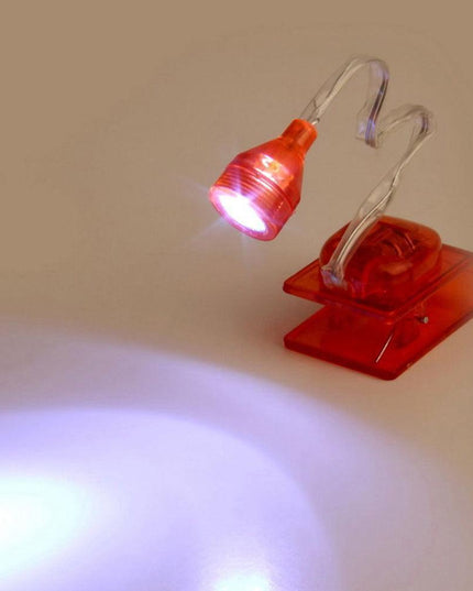 Adjustable Flex Arm LED Clip-On Book Light with Enhanced Brightness and Portability