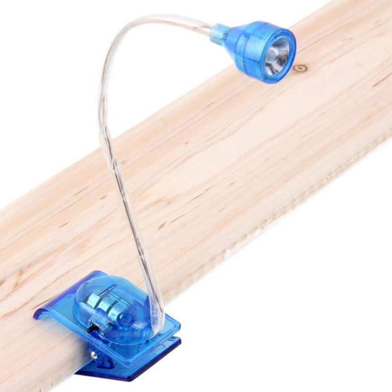Adjustable Flex Arm LED Clip-On Book Light with Enhanced Brightness and Portability