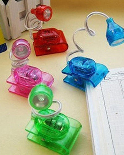 Adjustable Flex Arm LED Clip-On Book Light with Enhanced Brightness and Portability