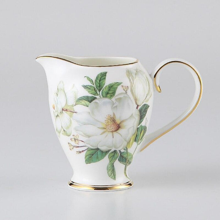Elegant European Chrysanthemum Bone China Tea Set for Stylish Tea Parties