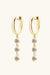 Elegant Sterling Silver Earrings Set with Sparkling Moissanite Stones