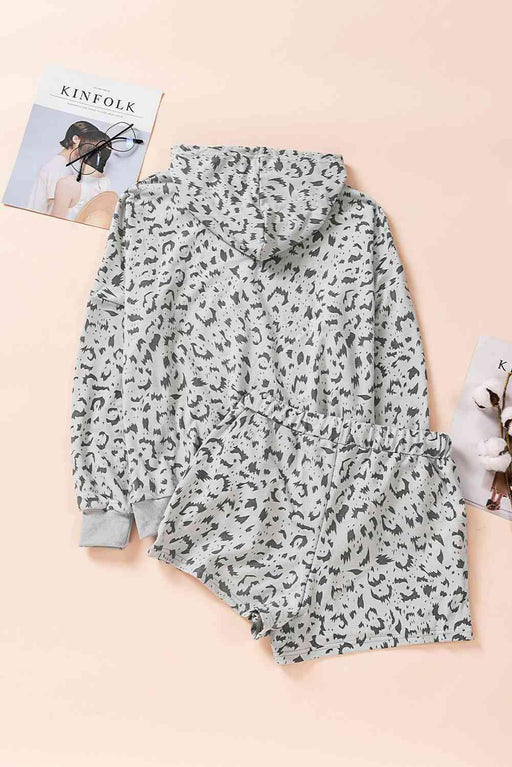 Cozy Wild Side Hoodie and Shorts Lounge Set