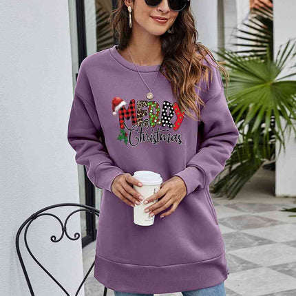 "Joyful Greetings" Christmas Graphic Holiday Sweatshirt