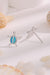 Opal Turtle Platinum-Plated Stud Earrings: Australian Opal Jewelry Collection in a Stylish Box