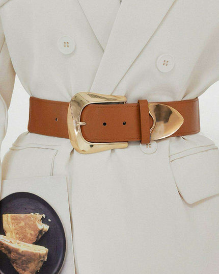 Elegant Stretchable PU Leather Belt for Effortless Chic