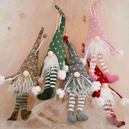Enchanting Light-Up Gnome with Playful Long Legs