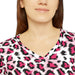 Leopard V-neck Shirt - Elegant, Versatile, and Cozy