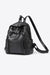 Chic PU Leather Backpack - Stylish Oversized Rucksack