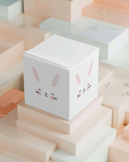 Charming Memo Cube Set for Baby's Whimsy