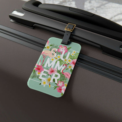 Chic Wanderlust Acrylic Luggage Tag Collection - Customizable Travel Accessory