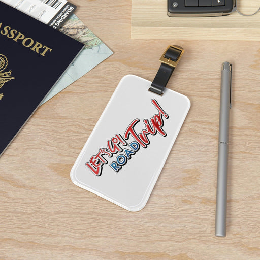 Peekaboo Stylish Acrylic Luggage Tag Set - Personalized Travel Essential