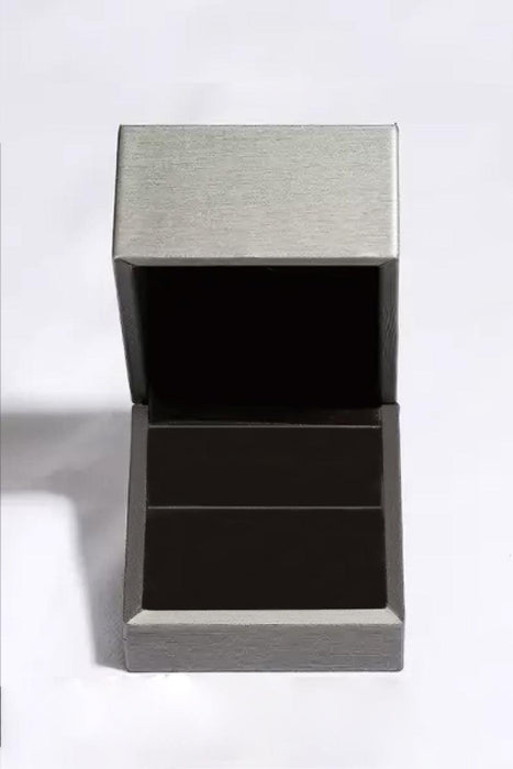 Sophisticated Sterling Silver Lab-Grown Diamond Ring