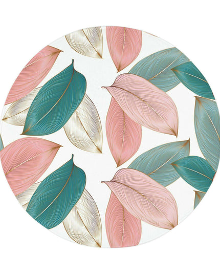 Floral Fusion Round Bath Mat