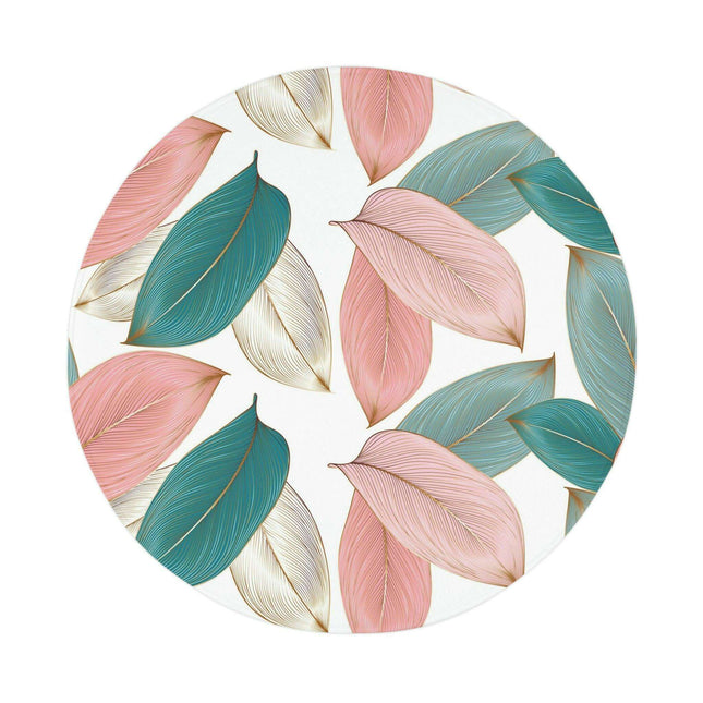 Floral Fusion Round Bath Mat