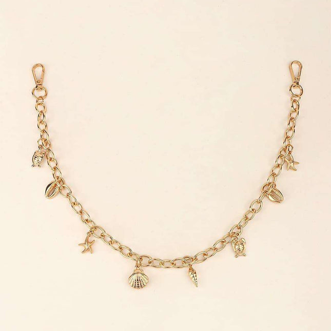 Sleek Iron Chain Belt - Coastal Elegance for Timeless Style