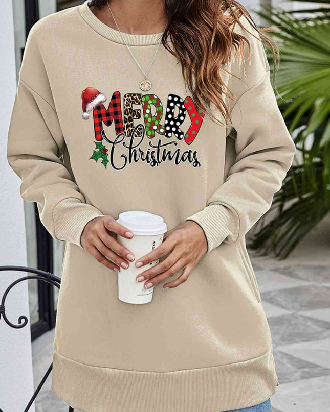 "Joyful Greetings" Christmas Graphic Holiday Sweatshirt