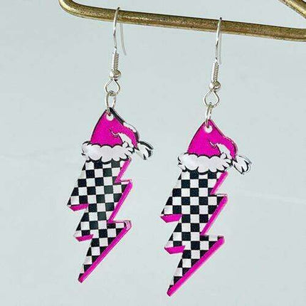 Modern Acrylic Geometric Dangle Earrings for Effortless Elegance