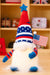 Patriotic Knit Gnomes Set with Battery-Powered Lights