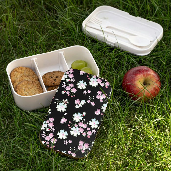 Customizable Eco-Friendly Bento Lunch Box Set with Wooden Lid