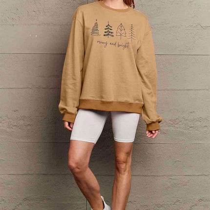 Festive Spirit Cotton Blend Sweatshirt