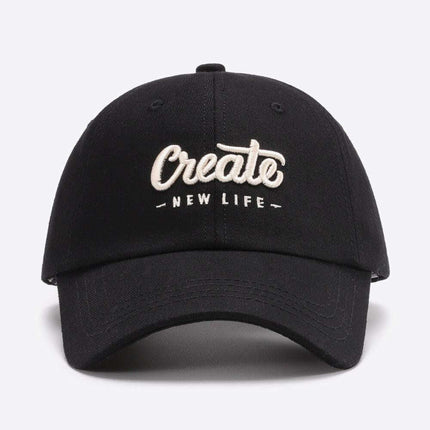 Customizable Cotton Baseball Cap: Trendy Sun Protection with Adjustable Fit