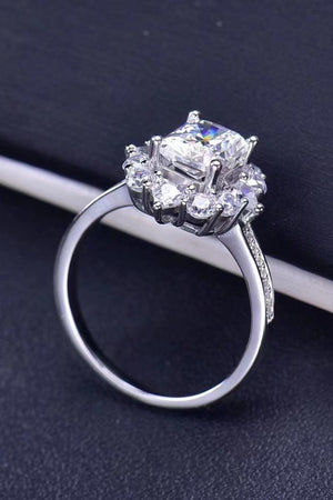 Need You Now 2 Carat Moissanite Ring-Trendsi-Silver-5-Très Elite