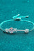 Radiant 2 Carat Moissanite Sterling Silver Bracelet with Zircon Accents
