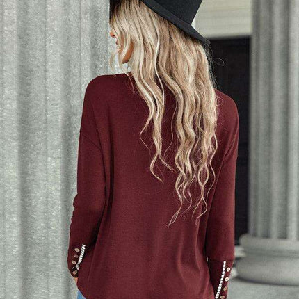 Trendy Drop Shoulder Top - Essential Casual Wear for Women