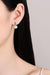 Dazzling Lab-Diamond Pearl Drop Earrings