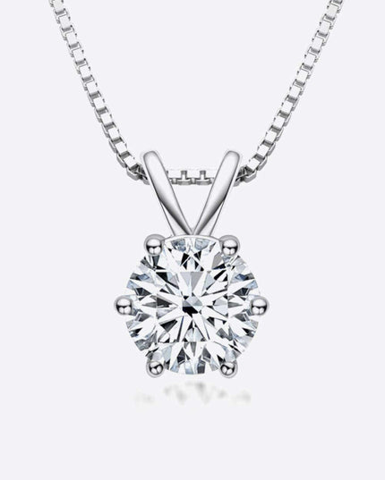 Timeless Elegance: 925 Sterling Silver Necklace with a Lab Grown Diamond