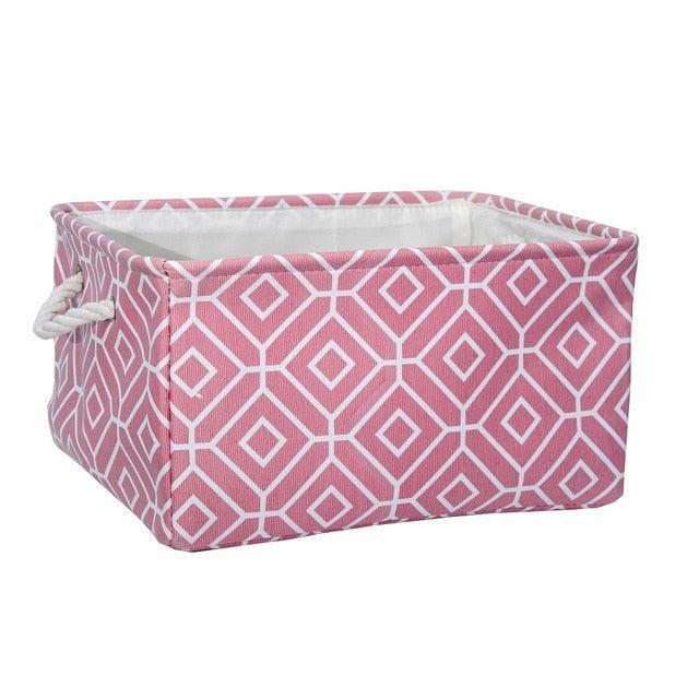 Sustainable Foldable Cotton Storage Bin for Home Organization
