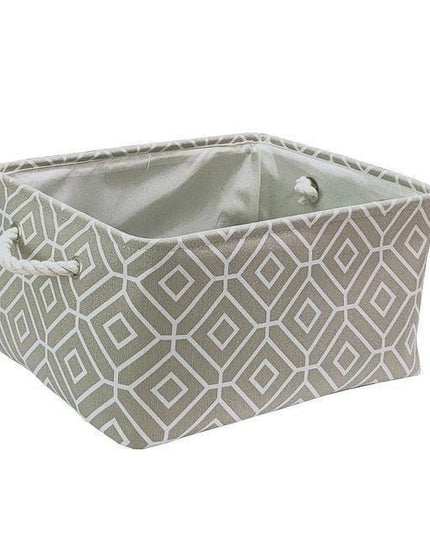 Eco-Friendly Collapsible Cotton Storage Basket for Home Organization