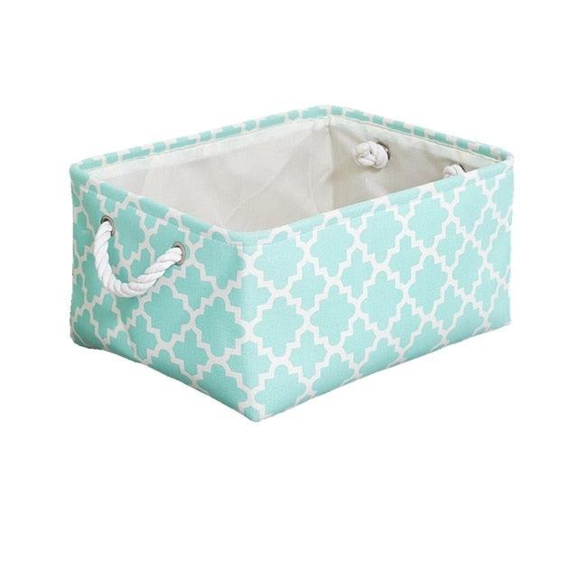 Cotton Handled Fabric Laundry Basket for Easy Organization