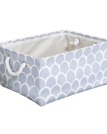 Sustainable Foldable Cotton Storage Bin for Home Organization