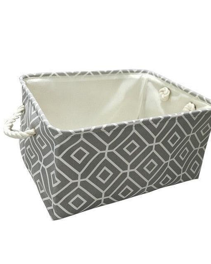 Sustainable Foldable Cotton Storage Bin for Home Organization