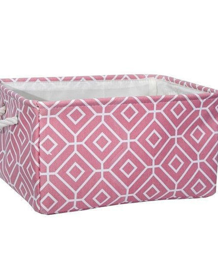 Eco-Friendly Collapsible Cotton Storage Basket for Home Organization