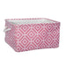 Eco-Friendly Fabric Storage Basket with Handles - Ideal for Laundry, Toys, and More