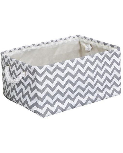 Sustainable Foldable Cotton Storage Bin for Home Organization