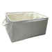 Fabric Organizer Storage Laundry Basket with Durable Cotton Handles