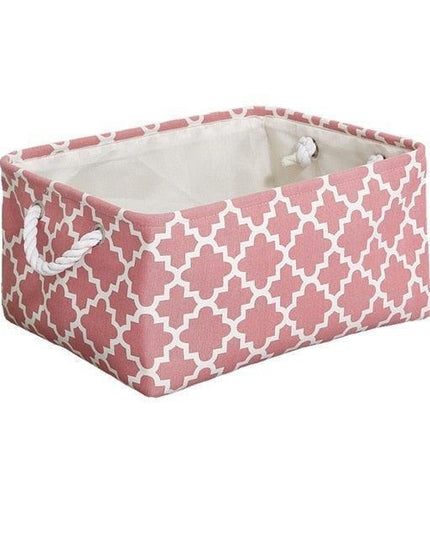 Eco-Friendly Collapsible Cotton Storage Basket for Home Organization