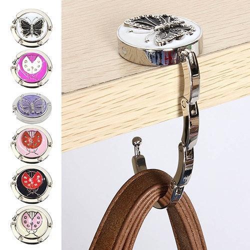 Insect-Themed Handbag Table Hook with Secure Anti-Slip Base