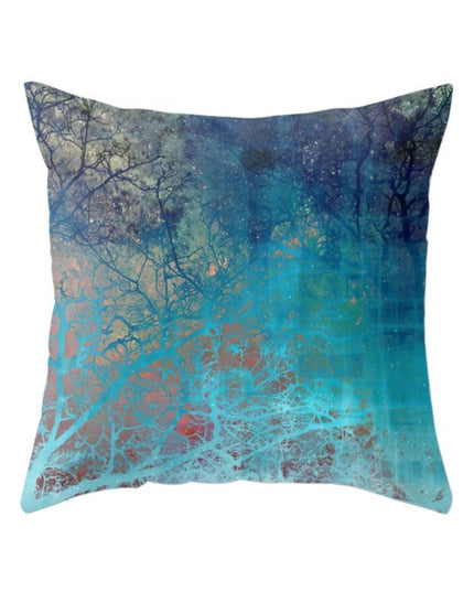 Charming Oceanic Cat Print Pillow Cover for Elegant Interiors