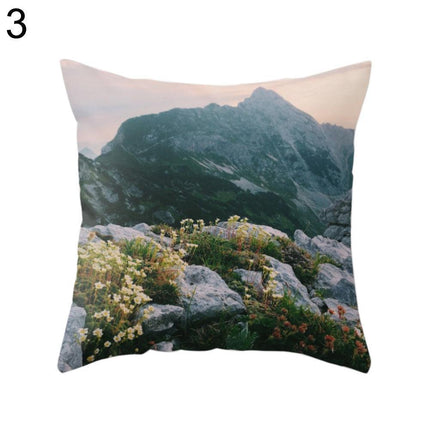 Charming Oceanic Cat Print Pillow Cover for Elegant Interiors