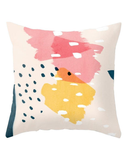 Charming Oceanic Cat Print Pillow Cover for Elegant Interiors
