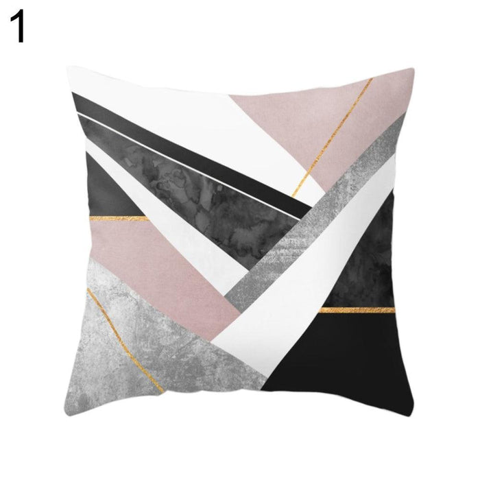 Charming Oceanic Cat Print Pillow Cover for Elegant Interiors